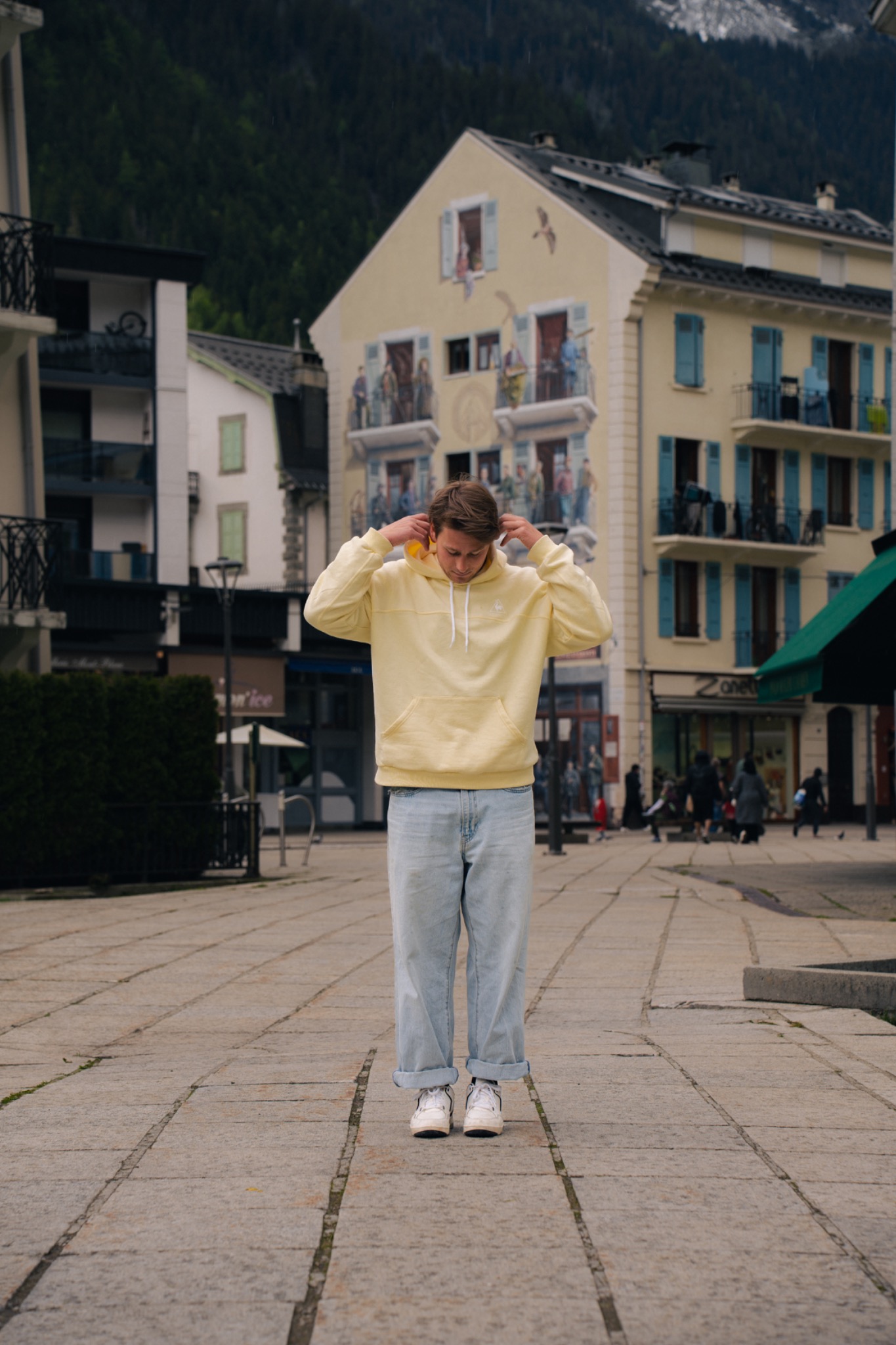 Portrait de Merlin Surget dans Chamonix